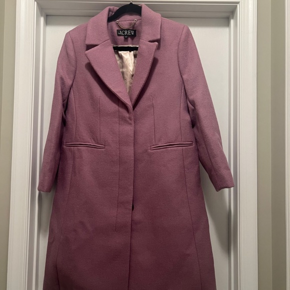 Petite Savoy Topcoat in Italian Wool-Blend Lavender New without Tags 10P Petite - Picture 6 of 16